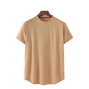 เสื้อยืดผ้าฝ้าย100% ลำลองสำหรับผู้ชายเสื้อยืดพิมพ์ลายทรงหลวมน้ำหนักมากแบบออกแบบได้ตามต้องการ - Product Image 1