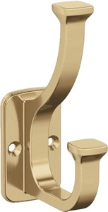 Aulne Double Prong Décoratif Mur Crochets Champagne Bronze Crochet Pour Manteaux Chapeaux Chambre Bureau Placard Entrée Salle De Bains - Product Image 2