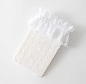 Chaussettes courtes en dentelle blanche, tricotées, unies, respirantes, en coton, pour homme, usage quotidien, été, fines, imprimées en sérigraphie - Product Image 4