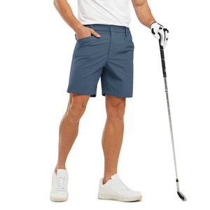 Shorts Bermuda Homme Kaki Taille Mi-Haute 100% Polyester Séchage Rapide Tissu Tricoté Décontracté Sportif Cordon de Serrage Motif Camouflage Poches - Product Image 2