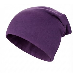 Bonnet pour femme, bonnet de chimiothérapie, bonnet de nuit, 100% coton, couleur unie, tissage jacquard, noir, kaki, beige, pour la chimiothérapie, le yoga, tous les jours - Product Image 6