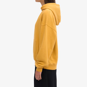 Nueva Llegada, Sudadera con Capucha para Mujer, Estilo Casual de Invierno, Hombros Caídos, Transpirable, Ecológica, 100% Algodón Felpa, Talla Grande - Product Image 3
