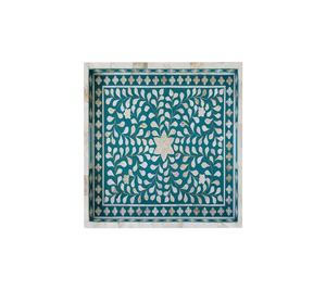 Plateau d'incrustation d'os en bois d'acacia personnalisé de haute qualité Incrustation de vadrouille et plateau de service au chocolat avec taille et logo personnalisés - Product Image 5