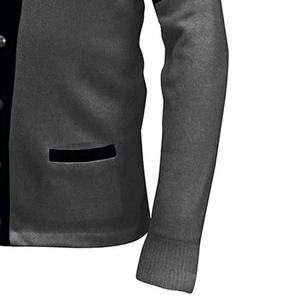 <b>Men's</b> Button-Up Letterman <b>Cardigan</b> Loose Fit Cotton Blend <b>Sweater</b> Casual Wear for Autumn Season Personalized Gift Option - Product Image 3