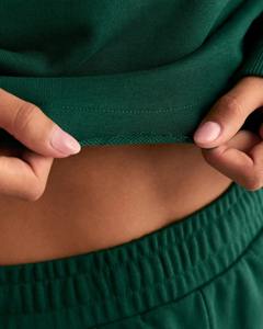 Sudadera Personalizada de Estilo Urbano con Bloques de Color para Mujer, Sudadera de Alta Calidad de Felpa de Algodón, Sudadera con Cuello Redondo para Mujer - Product Image 2