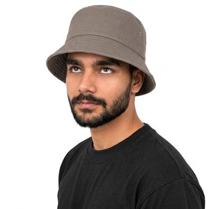<b>Mens</b> Solid Color Cotton Canvas <b>Bucket</b> <b>Hat</b> Casual Spring Summer Fit 56-58CM - Product Image 6