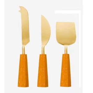 ชุดอุปกรณ์ชีสสแตนเลสสตีลสุดหรู ชุดมีดชีสสำหรับเสิร์ฟในครัว - Product Image 4