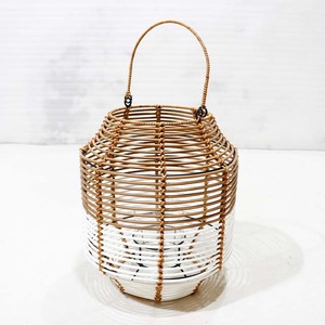 โคมไฟหวายลวดเหล็กสองโทนสำหรับงานแต่งงานในบ้านที่ทันสมัย - Product Image 1