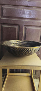 Handmade Hammered Antique Copper Vessel Sink Luxury <b>Round</b> Bathroom Wash <b>Basin</b> for Vanity Countertop Installation - Product Image 3