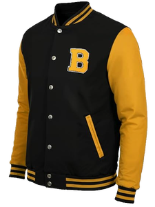 Chaqueta Varsity Letterman para Hombre, Cuerpo de Lana, Mangas de Cuero Sintético, Chaqueta Bomber de Béisbol, Personalizada, OEM, ODM, Venta al Por Mayor - Product Image 3