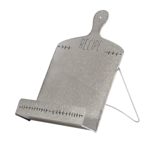 Porta Recetas Decorativo con Asa de Madera, Porta Libros de Cocina de Metal con Diseño de Gallo - Product Image 6