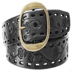 Cinturón de herramientas de cuero con patrón occidental de cuero genuino OEM para hombres y mujeres en todos los tamaños personalizados a precio de fábrica al por mayor - Product Image 6