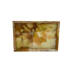 Nueva Bandeja de Mármol Natural Onyx de Lujo, Gran Formato, para Mesa de Cocina, Sala de Estar, Almacenamiento de Llaves, Decoración Moderna Personalizada - Product Image 1