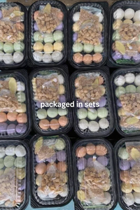 ข้าวเหนียวแช่แข็งไส้ถั่วแดง/งา/ถั่วลิสง/ผัก  ผู้ผลิตขายส่ง น้ำหนัก 2 ปอนด์/10.58 ออนซ์ - Product Image 4