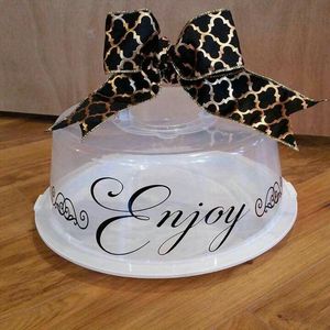 Gardez vos aliments frais et en sécurité avec une couverture de dôme en acrylique anti-poussière Solution durable élégante Présentation des aliments propre et élégante - Product Image 1