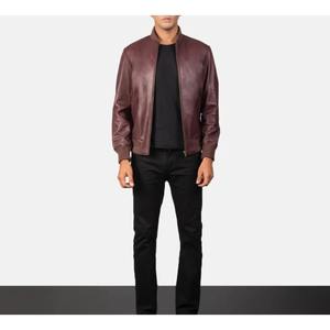 Dernières tendances en matière de vestes en cuir embossé pour hommes / vestes pour hommes grandes tailles avec service OEM - Product Image 5