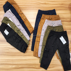 Vêtements pour enfants en coton fabriqués au Bangladesh, styles variés et tendance, assortiment de pantalons pour garçons et filles, automne - Product Image 1