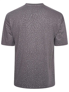 เสื้อยืดผู้ชายปักลายเพชร 100% ผ้าฝ้ายทอคุณภาพสูง สไตล์วินเทจ เนื้อผ้าหนา เป็นมิตรกับสิ่งแวดล้อม ทรงโอเวอร์ไซส์ รับสกรีนโลโก้ ราคาดีที่สุด - Product Image 3
