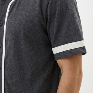 Camiseta de Béisbol Unisex de Estilo Nuevo y Alta Calidad, Cuello en V, Ligera, Transpirable, de Secado Rápido, 100% Poliéster, Ropa Deportiva - Product Image 4
