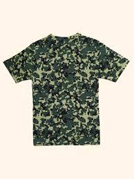 Camiseta de punto personalizada para hombre, con estampado digital de camuflaje frontal, de algodón transpirable y alta solidez del color, ideal para fiestas. - Product Image 3