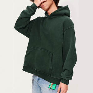 Sweat-shirt homme surdimensionné, délavé et usé, 100% coton, tissu éponge français, haute qualité - Product Image 5