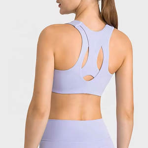 Soutien-gorge de sport léger pour femme avec logo personnalisé, ensemble de vêtements de sport, fitness, yoga, leggings et tenue de gym - Product Image 3