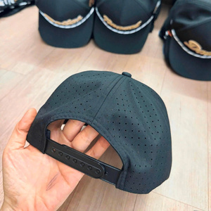 Baseball Cap <b>Hat</b> For Men And Women Customize Embroidery Structured Outdoor Rope <b>Hat</b> With Embroidery Laser Cut Holes <b>Waterproof</b> - Product Image 3