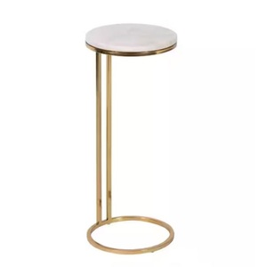 Premium Honey Wood Tray Top Drink <b>Table</b> <b>Matte</b> Black Cylinder Base Accent <b>Table</b> - Product Image 6
