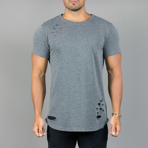 <b>Men</b>’s Two-Tone Slim Fit T-Shirt Color Block, <b>Stretch</b> Cotton, Athletic Gym Casual Tee, Short Sleeve Crew Neck - Product Image 3