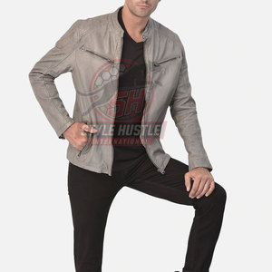 Chaquetas de Cuero para Hombre, Diseño Personalizado, Precio de Fábrica, Venta al Por Mayor, Transpirables y Cómodas, para Invierno - Product Image 5