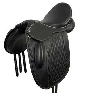 อานม้าหนังแท้ RES-05 จาก Real International Saddlery สำหรับขี่ม้าแบบเดรสสาจ ปรับแต่งสีได้ สไตล์อังกฤษ ทนทาน คุณภาพสูง เหมาะสำหรับการแข่งขัน - Product Image 1