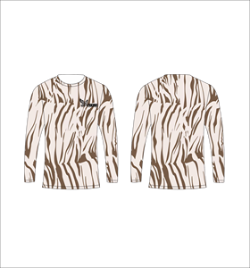 Ferocious Long Sleeve T-Shirt <b>Animal</b> Print O-Neck Quick Dry <b>Men's</b> Casual Knitted Top - Product Image 1
