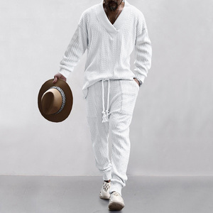 Survêtement à capuche décontracté pour homme, coupe classique, 100% coton, uni, personnalisable, hiver, vente en gros - Product Image 5