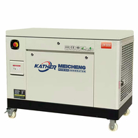 Hochwertige 15KW 20KW 15KW 30KW Doppelzylinder Regenfeste Benzin-Generatoren-Sets 50/60HZ Notstromaggregate