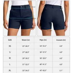 Léger dernière conception bonne qualité respirant femmes Shorts coton basique femmes filles été Golf respirant Shorts - Product Image 6