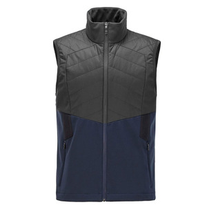 Gilet matelassé d'hiver personnalisé pour homme, grande taille, chaud et épais, coupe-vent, avec techniques de lavage, style sport décontracté - Product Image 3