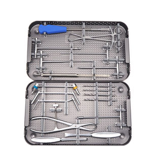Ensemble d'instruments orthopédiques pour la réparation osseuse, instruments chirurgicaux pour la chirurgie traumatique, gestion des fractures, ensemble de vis cannelées de 6,5 mm, CE - Product Image 2