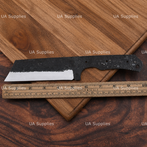 UA Supplies Hand Forged High Carbon Steel Bull <b>Cutter</b> Straight <b>Edge</b> Hunting Woodworking Knife Steel Handle 10 in Overall Length - Product Image 3