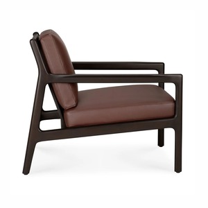 Chaise de jardin en teck moderne et écologique pour hôtel, avec pieds coniques, design mi-siècle, mobilier d'extérieur, assise confortable - Product Image 4