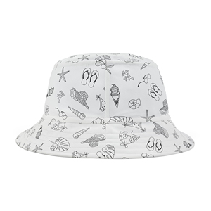 Wholesale Price <b>Summer</b> Beach Casual Solid Polyester/Cotton Bucket <b>Hat</b> with Embroidery Custom Logo for <b>Men</b> - Product Image 3