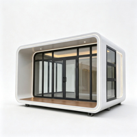 Maison Modulaire, Villa de Vacances, Kit de Petite Cabane en Bois, Maison Capsule Apple Pod, Conteneurs Modulaires d'Espace Commercial, Modules de Maison