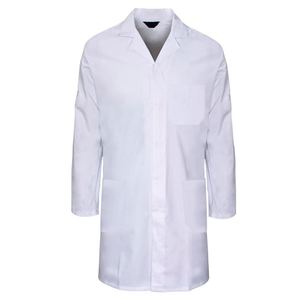 Blouses blanches pour professionnels de la santé, uniformes chirurgicaux, blouses médicales à manches longues et courtes, costumes, blouses de laboratoire durables - Product Image 2
