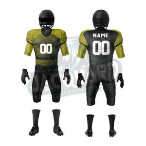 Uniforme de football américain respirant de haute qualité à bas prix, fabriqué en 100 % polyester - Product Image 5