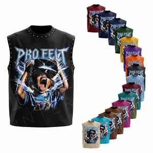 Nouveau design 2026 – Débardeur homme tendance style mode, imprimé graphique personnalisé, en coton, streetwear, gym, décontracté, été - Product Image 1