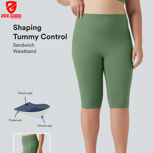 Leggings pour femmes à taille mi-haute en tricot de haute qualité, confortables, légers, à séchage rapide, respirants, pour le yoga et la remise en forme - Product Image 3