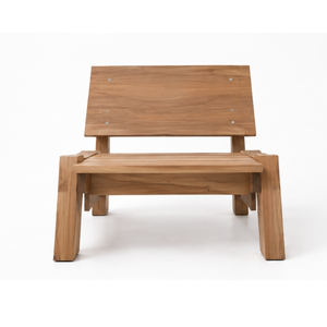 Fauteuil de relaxation en teck massif, chaise longue d'extérieur, fauteuil de jardin, fauteuil de patio, fabricant de meubles sur mesure - Product Image 2