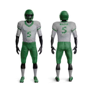 Uniforme de Fútbol Americano de Estilo Único, Transpirable, de Alta Calidad, 100% Poliéster, Colores y Logotipos Personalizados, Diseño Personalizado, Servicio OEM - Product Image 1