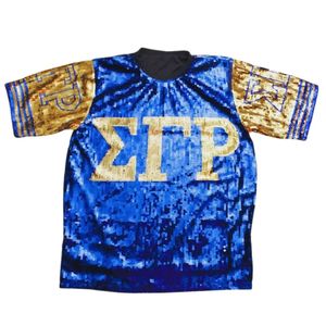 Camiseta de Lentejuelas Personalizada, Top Brillante para Fiesta, Ropa Deportiva Premium Adornada, Uniforme de Equipo, Moda Urbana, Venta al por Mayor, OEM, ODM - Product Image 2