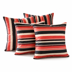 Premium Cotton Stripe Cushion <b>Cover</b> Soft <b>Throw</b> Pillow <b>Cover</b> for Couch <b>Sofa</b> Bed Home Decoration Cushion <b>Cover</b> - Product Image 1
