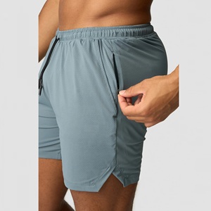 Shorts décontractés et respirants de style américain pour hommes, perforés, à séchage rapide, pour la plage et l'été - Product Image 3